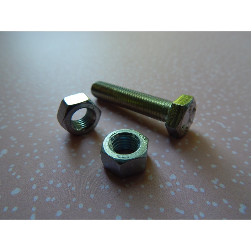 Boulon et Écrou de l'Ajusteur de Roue Arrière / Chaîne Triumph T140