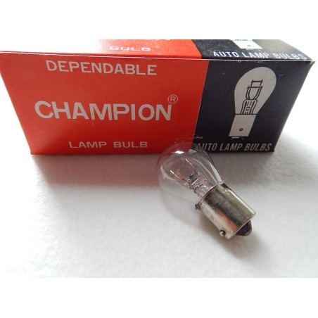 Boîte de Dix Ampoules Champion 6V 21W Stock d'Époque