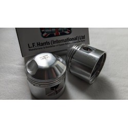 Jeu de Pistons Complet avec Segments et Axes - Triumph T120  71mm + 0.060