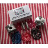 Jeu de Pistons Complet avec Segments et Axes Triumph T140  76mm + 0.060