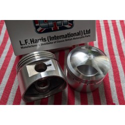 Jeu de Pistons Complet avec Segments et Axes Triumph T140  76mm + 0.060