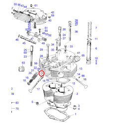 Joint de Soupape d'Échappement pour Triumph T140 et TR7 1981-82