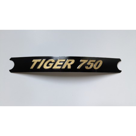 Autocollant Triumph Tiger 750 Fond Noir