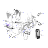 Écrou Captif pour Sigle du Carter Latéral Triumph T140 TR7 1973-77