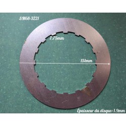 Disque d'Embrayage Lisse BSA A50 et A65 1962-65