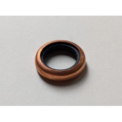 Rondelle d'Étanchéité en Cuivre et Caoutchouc pour Robinet d'Essence 1/4" Gas