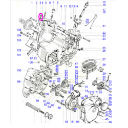 Goujon d'Embase de Cylindre BSA A75, Triumph T160 et X75