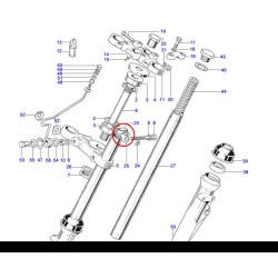 Support de Câble de Frein Avant BSA et Triumph