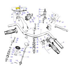 Vis Pour Levier d'Embrayage Triumph T140 TR7 1979-83