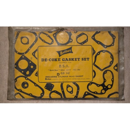 Pochette de Joints Haut Moteur BSA Gold Star 1953- Neuf d'Époque