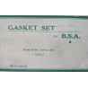 Pochette de Joints BSA C10L 250cc 1956-57 Neuf d'Époque