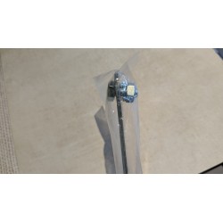 Patte de Fixation Universel Chromé, 203mm, Percé