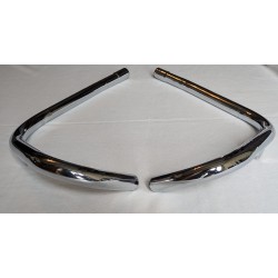 Tubes d'Échappement pour Triumph T120 et TR6R Huile dans le Cadre 1972 Sans Équilibrage