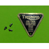 Plaque de Brevet pour Triumph 650 Twin