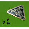 Plaque de Brevet pour Triumph 650 Twin
