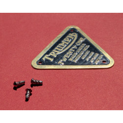 Plaque de Brevet pour Triumph TWENTY ONE, 3TA