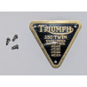 Plaque de Brevet pour Triumph 350 Twin