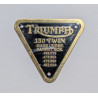 Plaque de Brevet pour Triumph 350 Twin