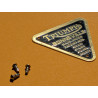 Plaque de Brevet pour Triumph BONNEVILLE