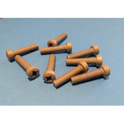 Vis Nueve d'Époque Pour Collier de Culasse Triumph TR6R, T120R et T100R de 1972