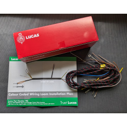 Faisceau Électrique Lucas pour Norton ES2 et Modèle 50 Cadre Rigide ou Coulissant Montage Klaxon au Moteur