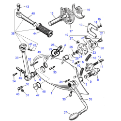 Adaptateur de Câble d'Embrayage Triumph et BSA