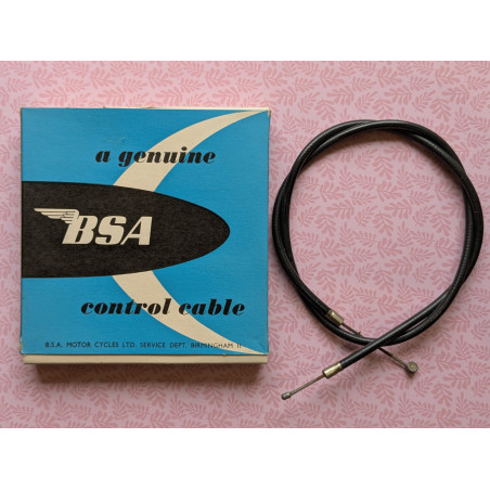 Câble de Starter Neuf d'Époque BSA A50C et A65L 1965