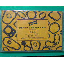 Pochette de Joints Haut Moteur Neuf d'Époque BSA C11 et C11G 1946-