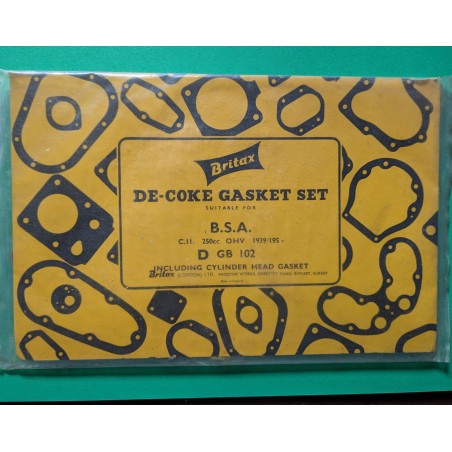 Pochette de Joints Haut Moteur Neuf d'Époque BSA C11 et C11G 1946-