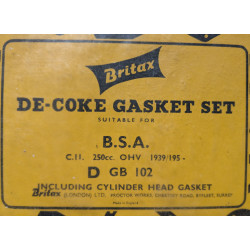 Pochette de Joints Haut Moteur Neuf d'Époque BSA C11 et C11G 1946-