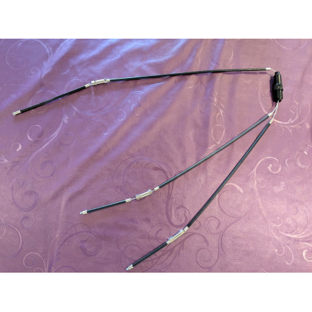 Jeu de 3 Câbles d'Accélérateur Triumph T120 1969-70 et T140 1974-77 Guidon Européen