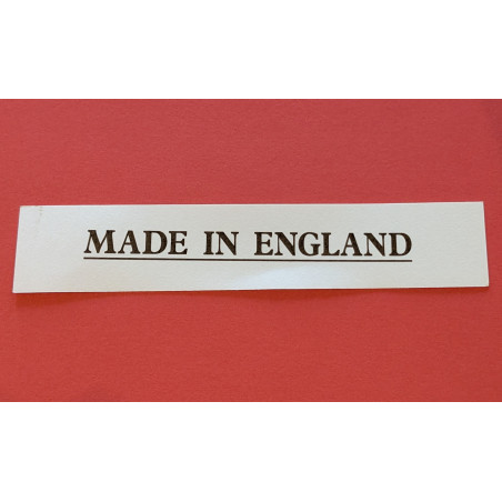 Décalcomanie Triumph Made In England en Majuscules