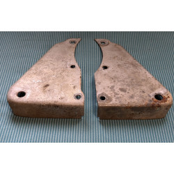 Paire de Plaques de Montage de Moteur d'Occasion Triumph T100 1967-