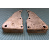 Paire de Plaques de Montage de Moteur d'Occasion Triumph T100 1967-