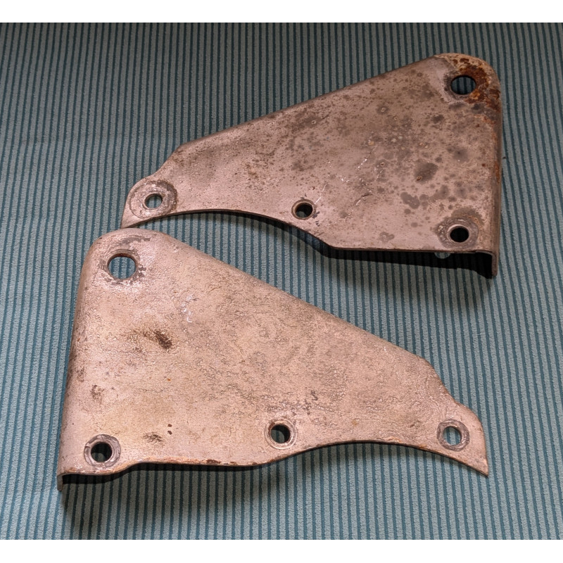 Paire de Plaques de Montage de Moteur d'Occasion Triumph T100 1967-