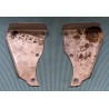 Paire de Plaques de Montage de Moteur d'Occasion Triumph T100 1967-
