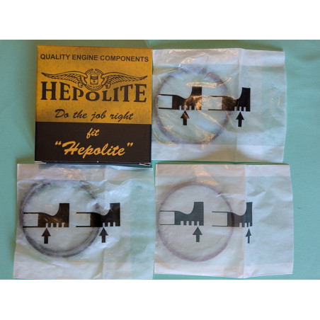Jeu de Segments Hepolite BSA A10 70mm + 0.060