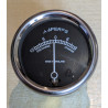 Ampèremètre AVEC DÉFAUT Diamètre 2 Pouces / 51mm Fond Noir, 12-0-12 Ampères