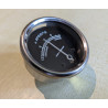 Ampèremètre AVEC DÉFAUT Diamètre 2 Pouces / 51mm Fond Noir, 12-0-12 Ampères