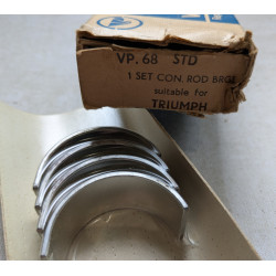Coussinets de Bielle Standards Neufs d'Époque Triumph Unit 350cc et 500cc 1958-74