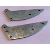 Plaques de Montage Des Cale Pieds Passager Triumph Unit 650cc et T150