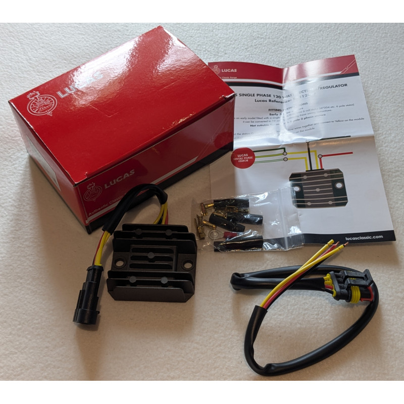 Régulateur Électronique Lucas 12V Simple Phasé 120W