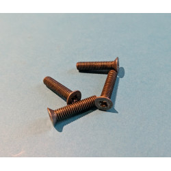 Jeu de 4 Vis de Plaque d'Embrayage BSA Unit Monocylindre