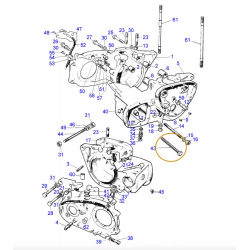 Boulon de Carters Moteur Triumph 650cc et 750cc Unit