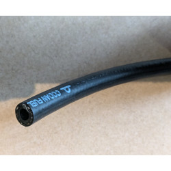 Durite d'Essence Renforcée Noire, 1/4 de Pouce, 38cm