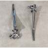 Paire de Leviers Frein et Embrayage Universels, Bout Plat