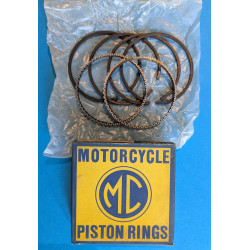 Jeu de Segments Norton Atlas 73mm +0.030 Neuf d'Époque