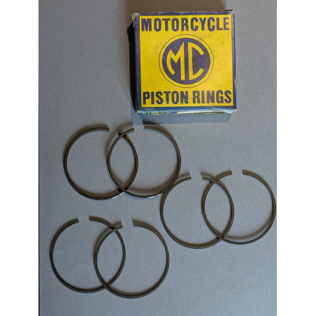 Jeu de Segments Matchless G9B Côte Standard 69mm Neuf d'Époque