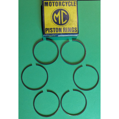 Jeu de Segments Matchless G9B 69mm + 0.030 Neuf d'Époque