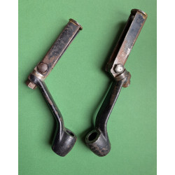 Paire de Cale-Pieds Conducteur Pliant d'Occasion BSA B44 Victor et Triumph TR25W 1968-69